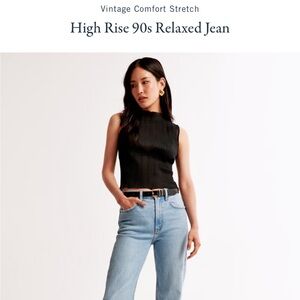 Abercrombie & Fitch High Rise 90s Relaxed Jean